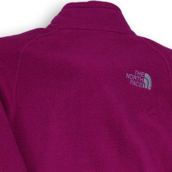 THE NORTH FACE Magenta Full Zip Jacket with Pockets Size Medium - Picture 4 of 5